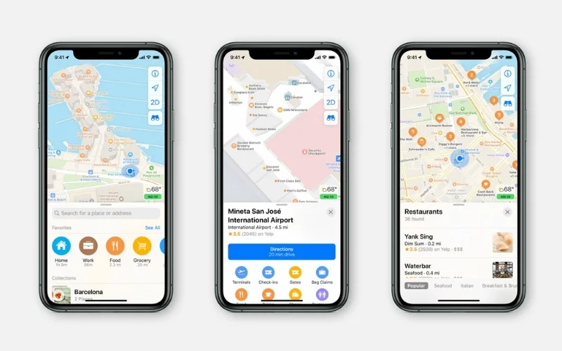 Apple Maps bắt đầu mở rộng hệ thống đánh giá địa điểm